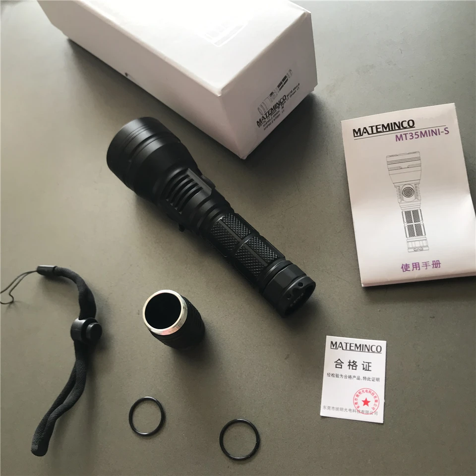 Уличные мощные точечные светильники Mateminco MT35 Mini S фонарик Cree XHP50.2 светодиодный