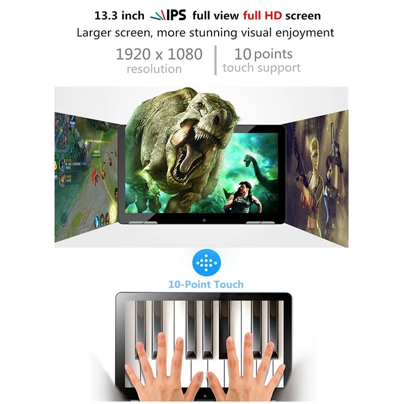 HD планшетный ПК 32 Гб MediaTek 13,3 дюймов MT6737T четырехъядерный Android 7,0 4G планшет с вращающимся кронштейном