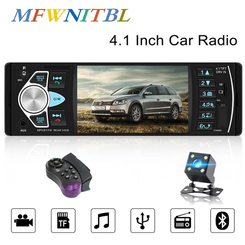 Автомагнитола LTBFM 1 Din с поддержкой Bluetooth MP5 4022D FM радио|Автомобильные