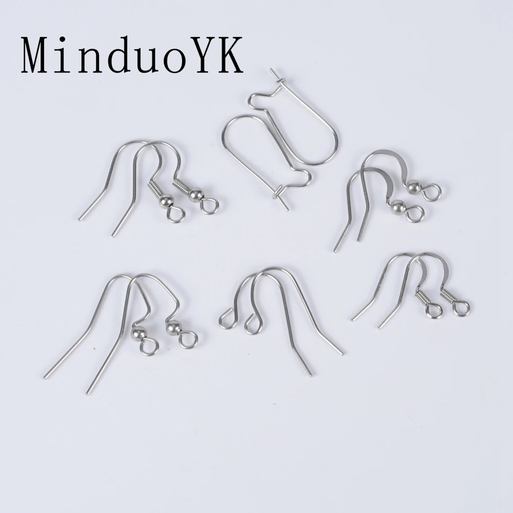 50pcs Stainless Steel Jewelry French Earring Hooks Findings Not