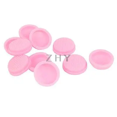 

10pcs 15mm Inner Dia Protective Waterproof Silicone Switch Cover Case Pink