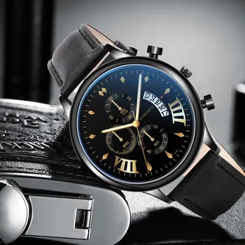 

Men watch Luxury Brand Watches Quartz Clock Fashion Leather belts Watch Cheap Sports wrist watch relogio masculino Male Gifts