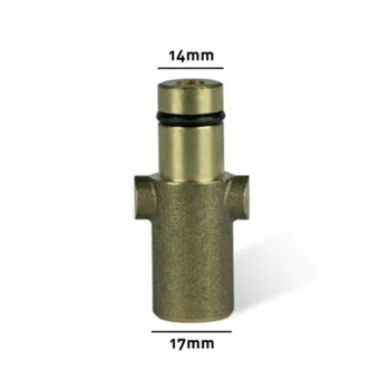 

Conversion Universal 1/4in Quick Connect Kit For Pressure Washer W/ Jet Nozzles Brass Copper Hose Pipe Fitting Hex Nut Rod Coupl