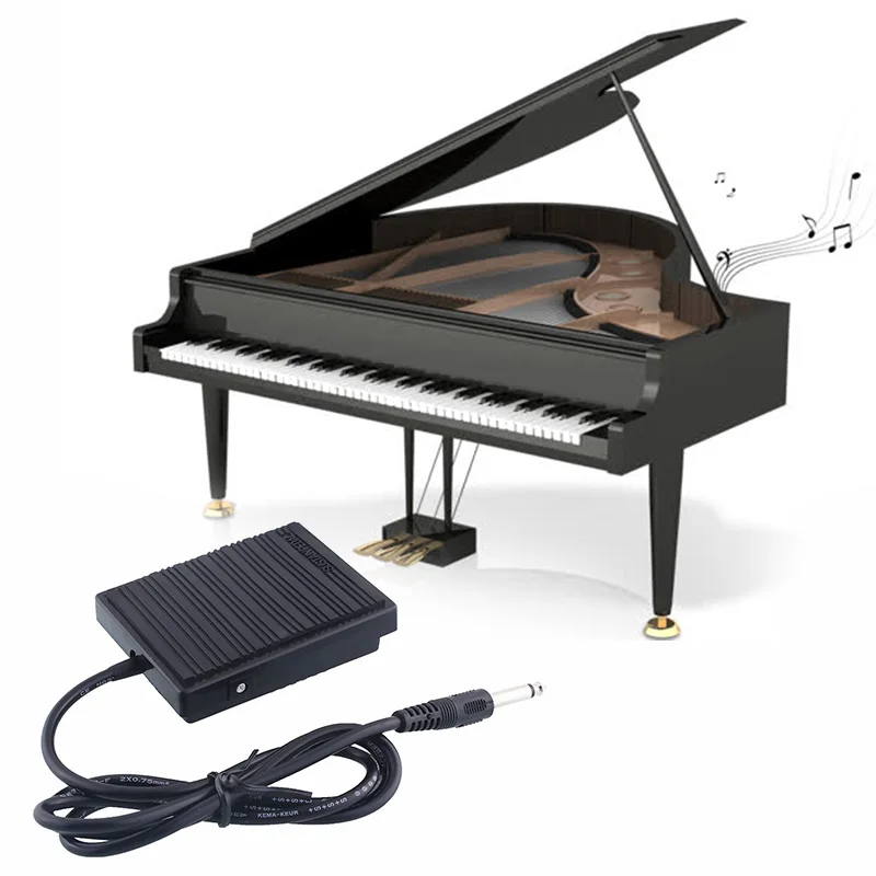 Sustain педаль Универсальный ножной контроллер для фортепиано Yamaha музыкальные инструменты инструмент для ремонта Универсальный Sustain педаль