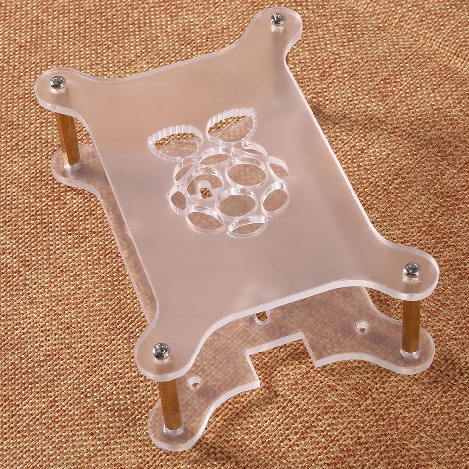 Raspberry Pi 4 Чехол акриловый чехол Штабелируемый собачий костяный ящик прозрачный