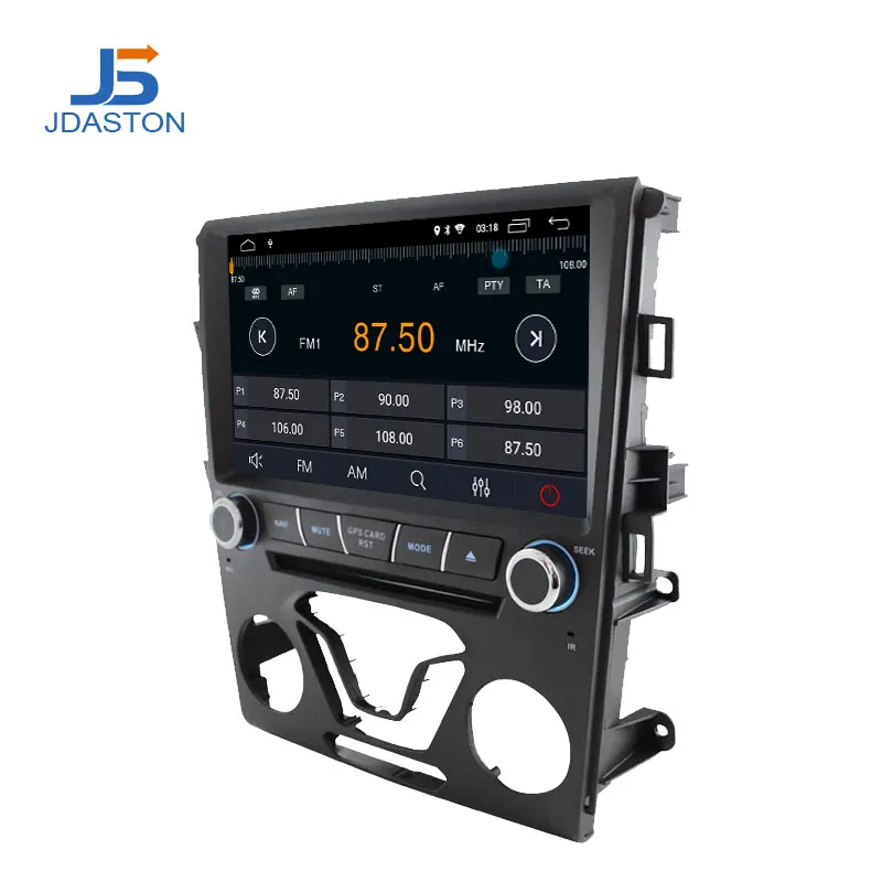 JDASTON Android 10 0 автомобильный DVD плеер для Ford Mondeo 2013 2014 мультимедийный 1 Din