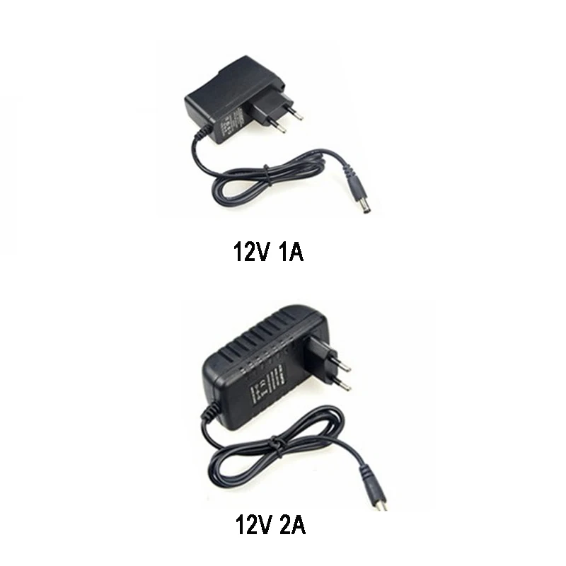 12 В адаптер питания для светодиодной ленты AC110-220V к DC12V 1A 2A 3A 4A 5A 6A 10A трансформатор с EU/US/UK/AU разъем