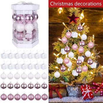 

35pcs Christmas Decoration Ball Kerst Decoratie Christmas Tree Ornaments For Home Navidad Decoración Новогодние Украшения 2021