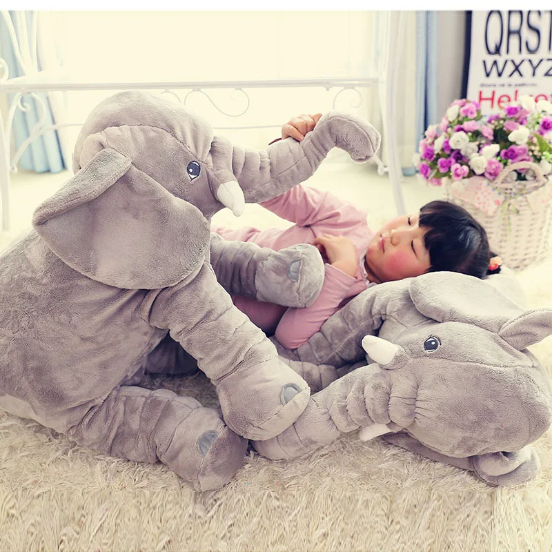

Children Elephant Doll Back Cushion Pillow Fence Ultra-Soft Plush Toys Baby Feeding Lumbar Pillow Bed CHILDREN'S Toy