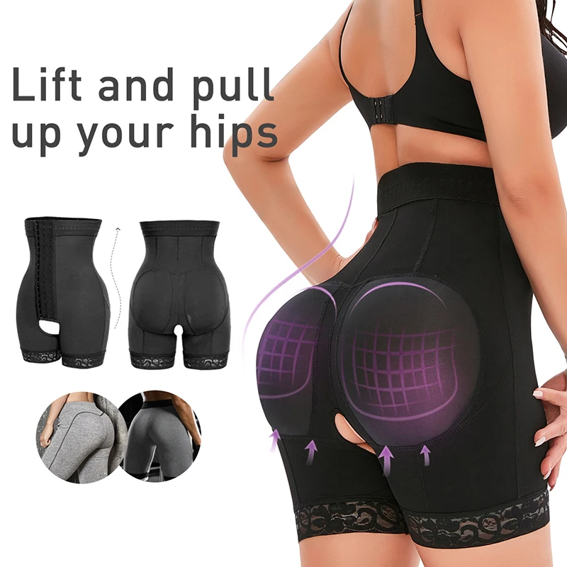 Women High Waist Abdomen Slim Panties Body Shaper Anti-Slip Waist Trainer Shorts Postpartum Recovery Shapewear Corset Booty Lift