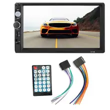 7in HD Bluetooth зеркало заднего вида автомобиля дисплей сенсорный экран медиаплеер