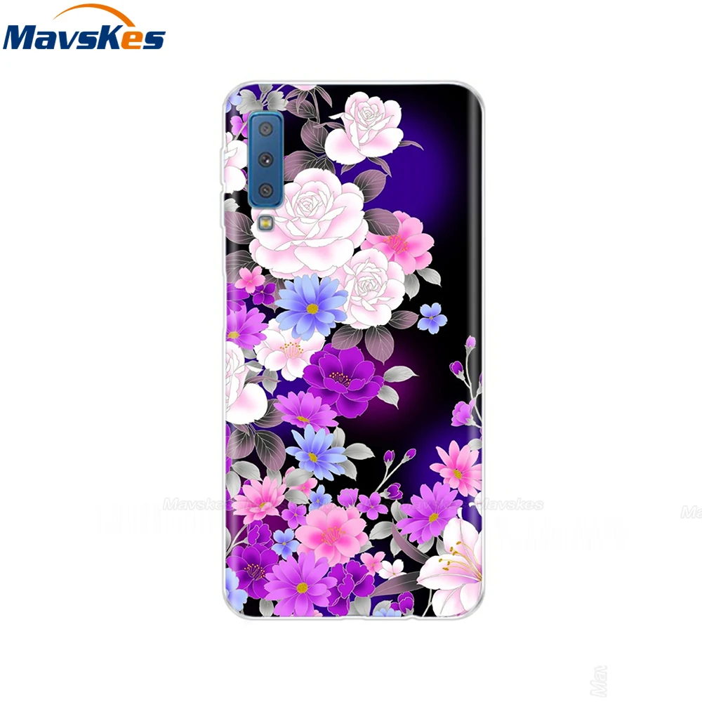 Силиконовый чехол для samsung Galaxy A7 чехол A750 A750F чехол 6,0 'TPU чехол для телефона samsung A 7 750 750F Fundas Coque - Цвет: 8