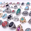 MixMax 50pcs/box Womens Rings Vintage Jewelry Mix Styles Party Favor Gifts Wholesale Lot with a Display Box Gold Silver Plated 2