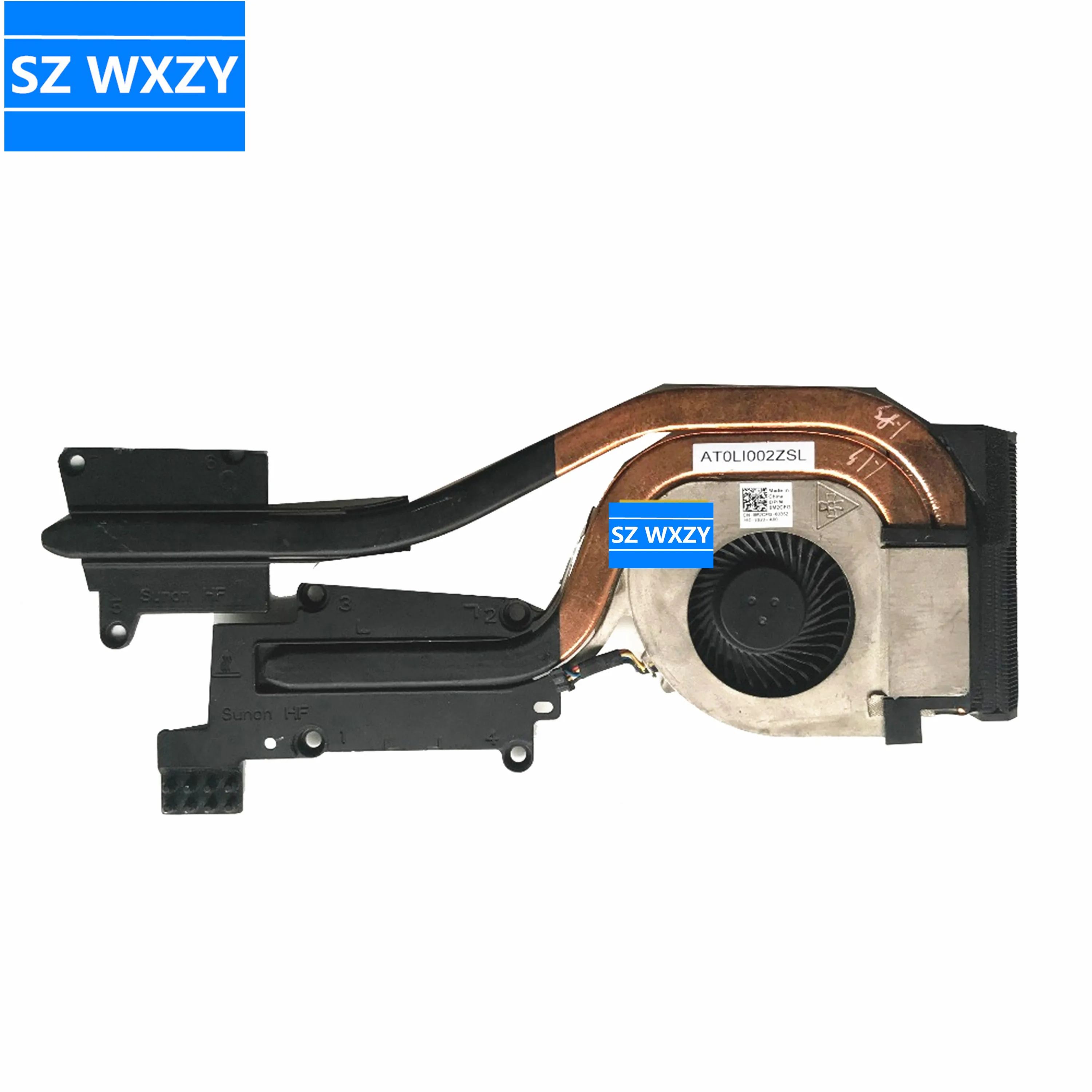 Original Laptop Cpu Gpu Cooling Heatsink Fan For Dell E6530 Cn0m2cfg