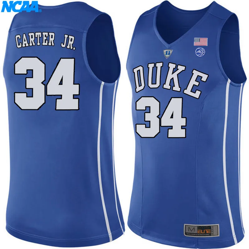 Новое поступление высокое качество Clemson Tigers YESHUA#1 Duke CARTER JR.#34 футболка колледжа Джерси S-XXXL