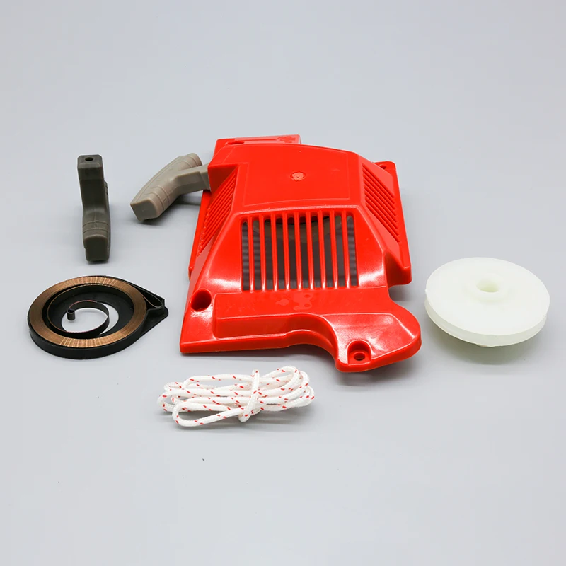 

Starter Recoil Assembly Pulley Spring Handle Rope Service Kit Fit For HUSQVARNA 55 RANCHER 50 51 Gasoline Chainsaw Replace Parts