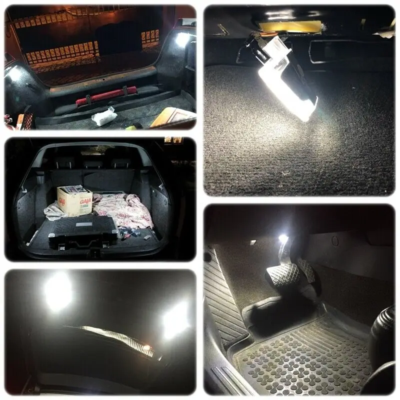 2 шт. светодиодный светильник для багажника, багажника, бардачка, дверная лампа для Skoda octavia a7 Fabia Superb Roomster kodiaq Seat Ateca