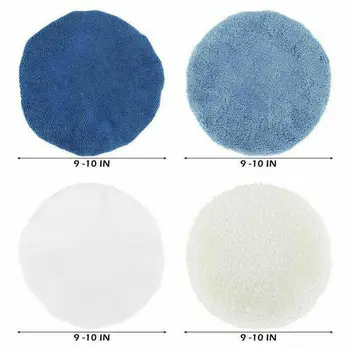 

8pcs Polisher Car Microfiber Bonnets Polishing Pads Buffer Brand New Good use