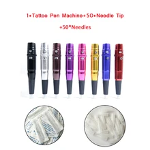 35000р/мин перманентного машинка для перманентного макияжа швейцарская моторная ручка для вышитой бровей Eyeline татуировки набор с наконечники игл для татуажа