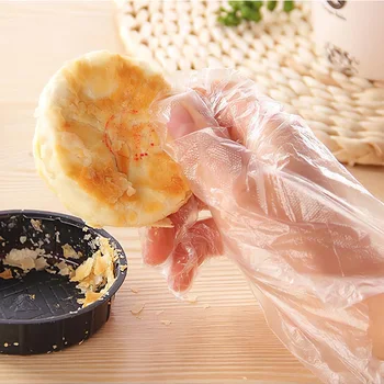 

50/100PCS/Set Dinning Beauty Transparent Kitchen Accessories Cooking Eco-friendly For Food Cleaning Plastic Disposable gloves