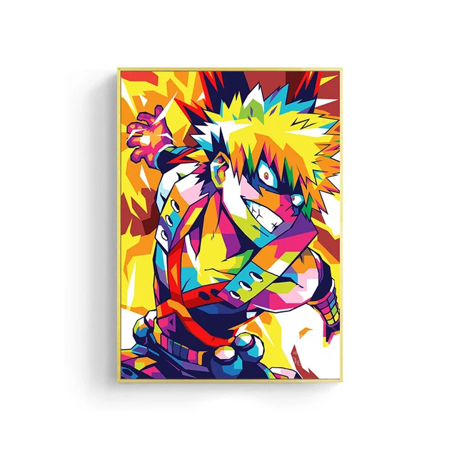 Pop Art Poster Painting Anime Canvas | Japanese Room Decor | Anime Pictures  Room - Painting & Calligraphy - Aliexpress