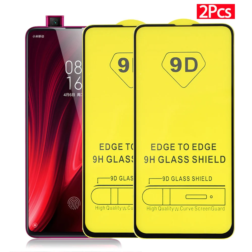 

2pcs/lots 9D Tempered Glass For Xiaomi mi 9T 9TPro Redmi K20 K 20 Pro 20pro Screen Protector For xiaomi 9T mi9t 9 T 9X Film