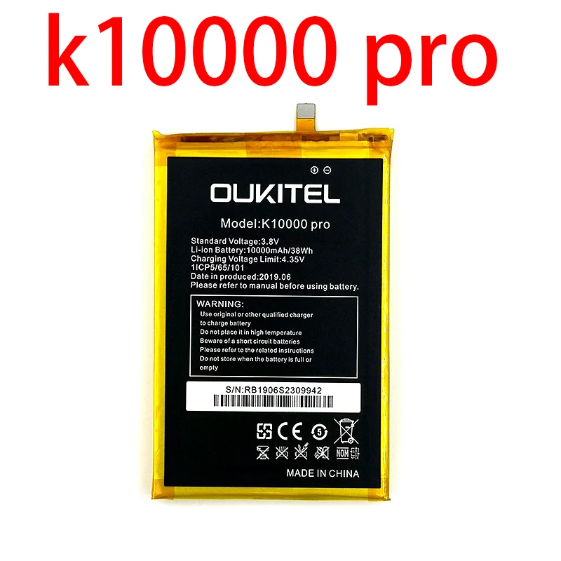 100% Original 10000mAh Battery For Oukitel K10000 Pro Fast delivery +Tracking number | Мобильные телефоны и аксессуары
