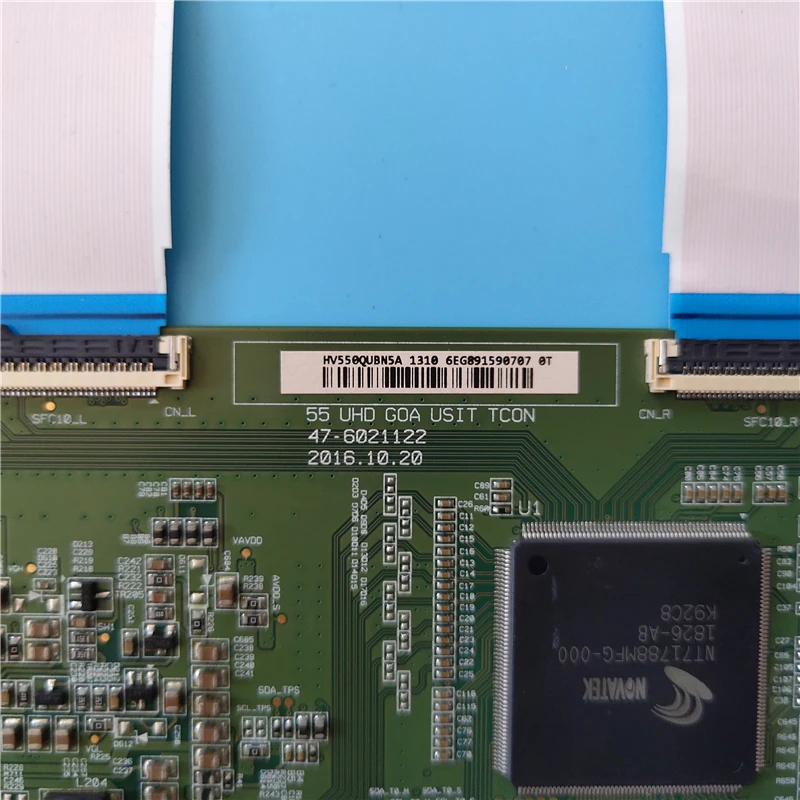 Фото Новый и оригинальный для T-CON UA55MUF30ZJXXZ UA55MUF30ZJ UA55MUF30 HV550QUBN5A 47-6021122 логическая плата BOEI550WQ1 №3