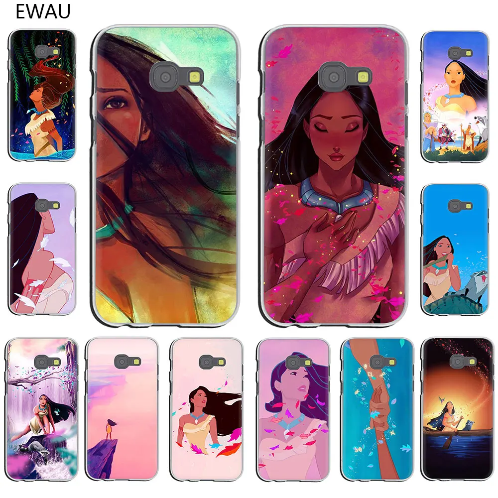 

EWAU Pocahontas hard Phone Case for Galaxy J7 J6 J5 J3 J2 J1 2015 2016 Prime 2017 EU US Version