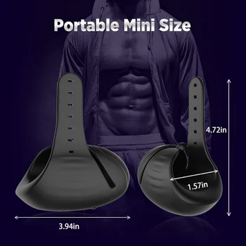 Glans Vibrator Penis Massager Exerciser Male Masturbator Adjustable Masturbator Delayed Ejaculation Trainer Sex Toys For Men 6