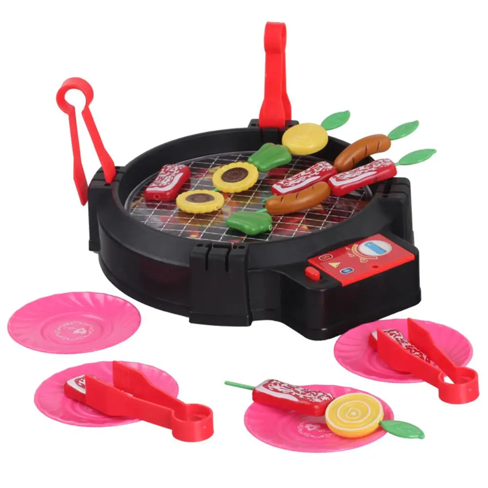 Детский игровой дом игрушки Моделирование Электрический Bbqes игрушки кухонные принадлежности приборы родитель-ребенок интерактивные игрушки для детей