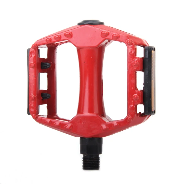 

Pair Red Aluminum MTB Bike Bicycle Pedals Replacement Part With Reflector