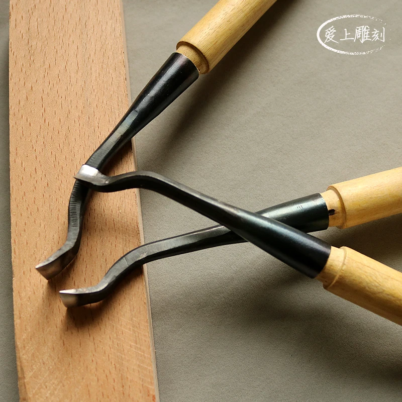 Elbow chisel Woodwork Carving knife Dig hole Spoon Dish Tray tools | Инструменты