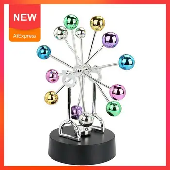 

1PC Office Decoration Desktop Asteroid - Perpetual Ferris Toy Magnet Wheel Education Motion Home Accessories Tool Decoratio D4T7