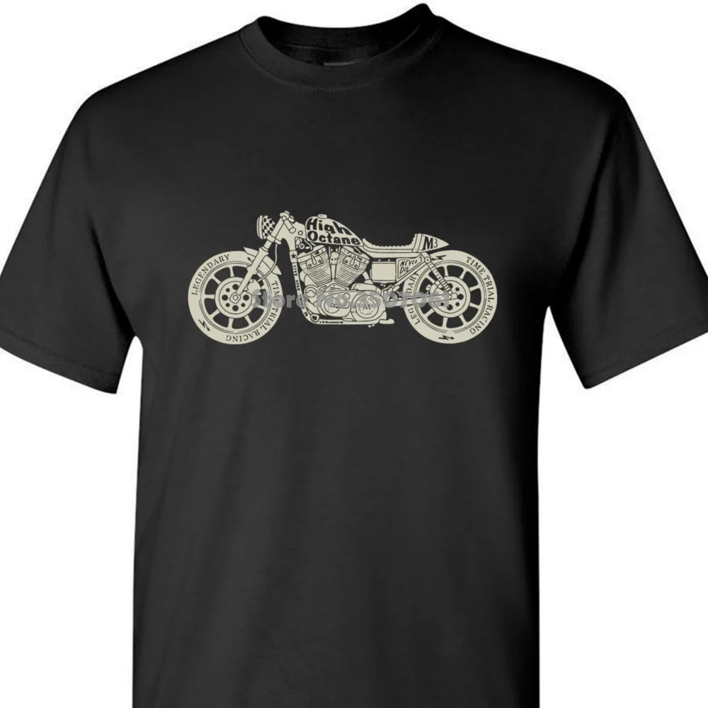

Vintage Motorrad T Shirt Sportster Custom Chopper Cafe Racer Bobber Herren Biker T Shirt Funny Gift Men coat clothes tops