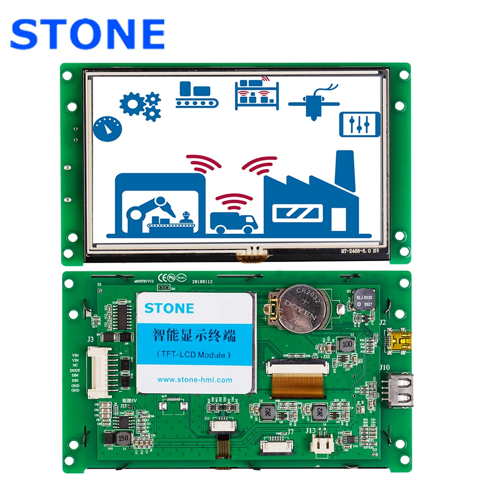 

4.3 inch TFT LCD Module with driver & controller & serial interface