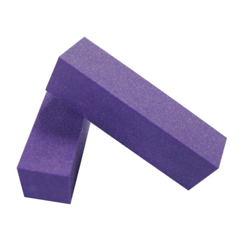 10 шт./компл. шлифовальная Шлифовальная Пилка Для ногтей Полировщики для ногтей Файлы Блок шлифовальный маникюр с полировкой ногтей, для маникюра - Цвет: purple
