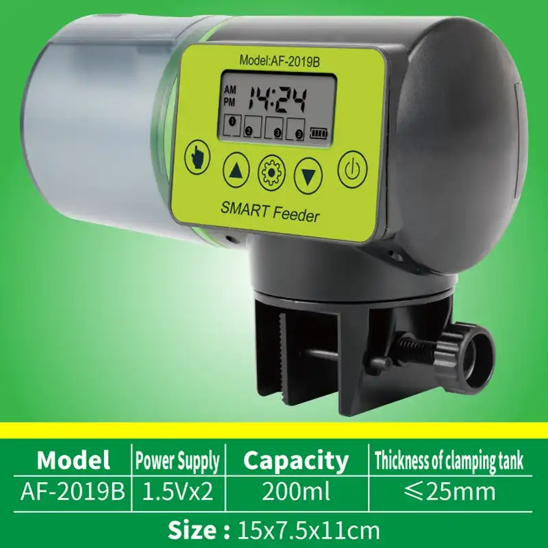 Automatic Fish Feeder Electric Auto Fish Feeder Vacation Fish