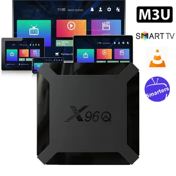 

Germany Dutch Greek Sweden IPTV Portugal Spain Turkey M3u Smart TV X96Q TV Box Android 10 2GB 16GB Quad Core 4K 2.4G Wifi