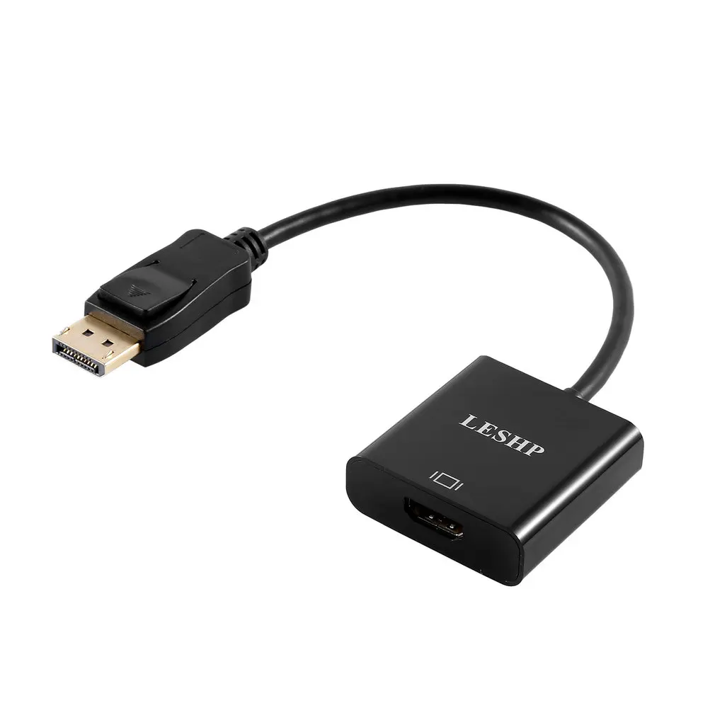 LESHP 4K разрешение активный DP к HDMI DisplayPort адаптер Папа мама Поддержка технологии
