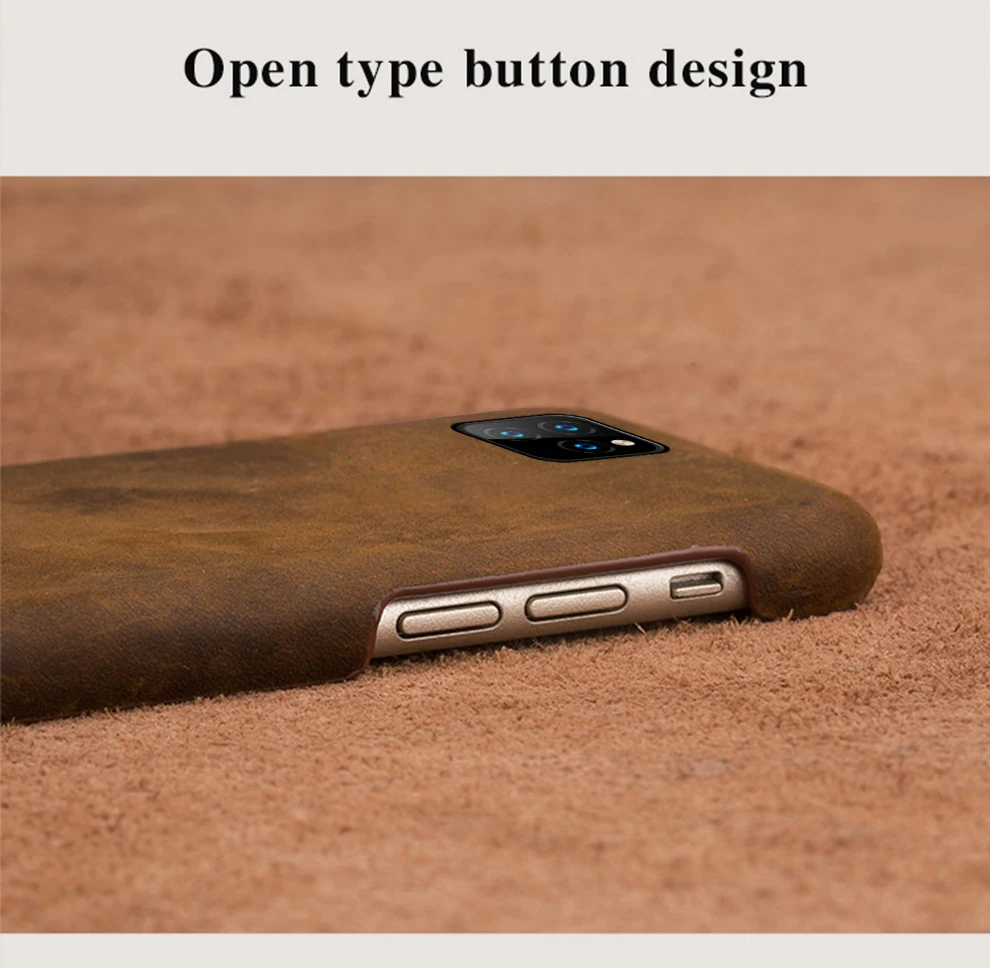 LANGSIDI кожаный чехол для телефона для iphone 11 pro max Crazy Horse роскошный Винтажный чехол для Apple iphone XR X 8 7 6s XS Plus