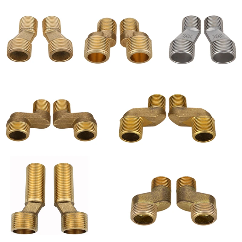 Lengthen Widening Shower Faucet Adjustable Adapter Solid Brass Wall