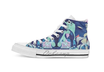 

GUERNICA POP breathable Casual High Top lace-up Canvas shoes sneakers Drop shipping