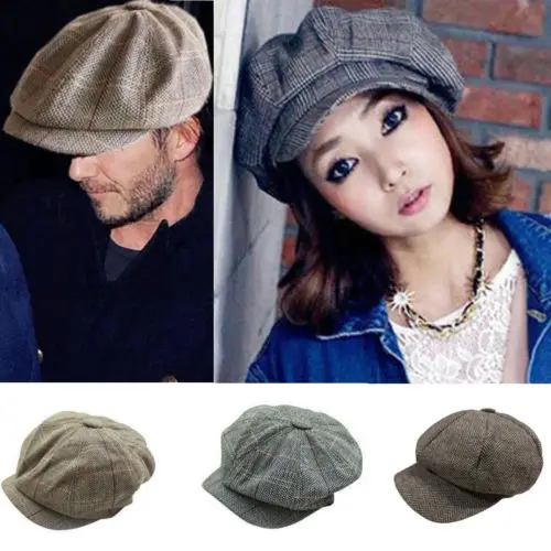 Hirigin Высококачественная винтажная мужская шляпа Гэтсби Newsboy Baker Beret Повседневная Кепка для вождения в гольф
