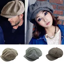 Hirigin Высококачественная винтажная мужская шляпа Гэтсби Newsboy Baker Beret Повседневная Кепка для вождения в гольф