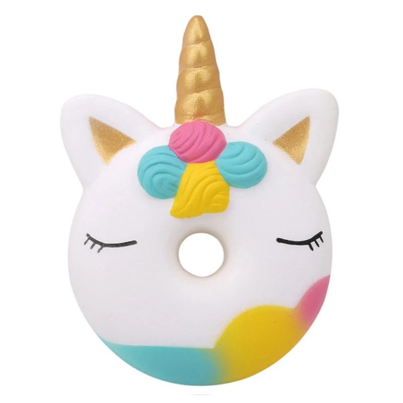 Kawaii милый кот Мороженое Мягкий ароматизированный мягкий Единорог молоко jumbo медленно поднимающийся мягкий подарок игрушки - Цвет: 13x9 CM