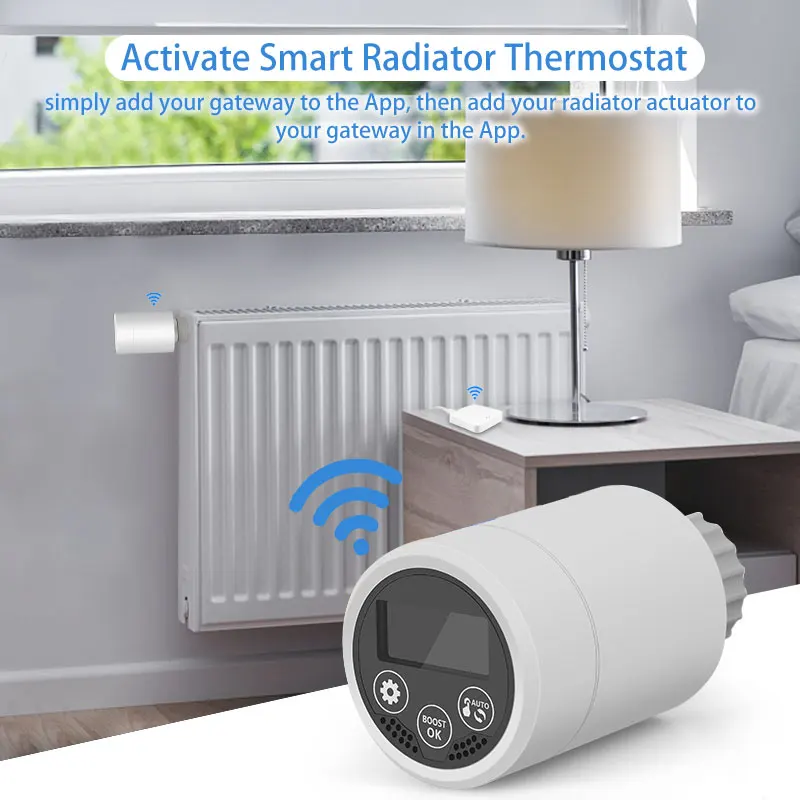 termostática válvula do radiador controlador de temperatura apoio alexa google casa