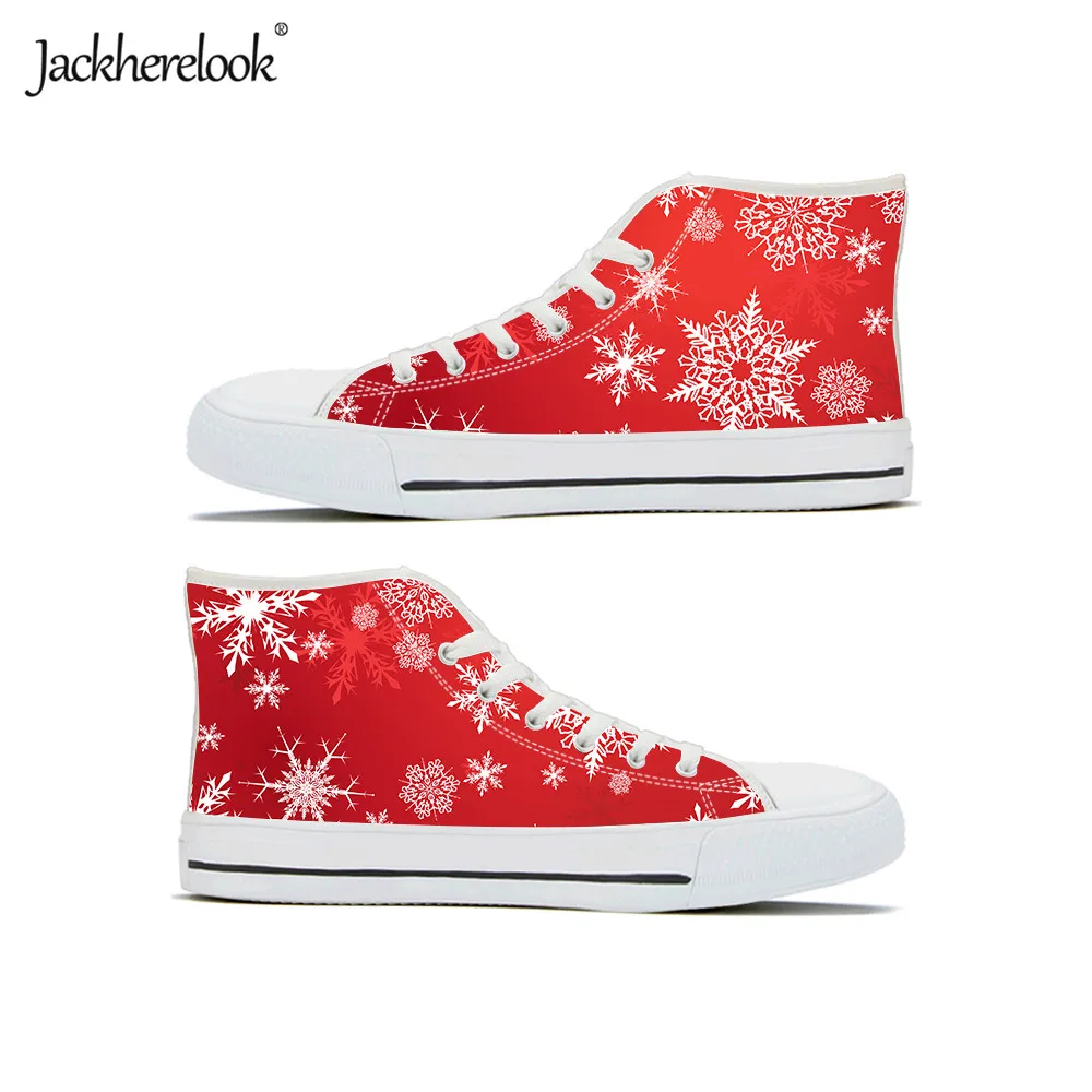 Jackherelook Прохладный снежинка; туфли с подошвой из вулканизированной резины Для женщин Для мужчин повседневная модная парусиновая обувь для маленьких мальчиков и девочек на открытом воздухе кроссовки для бега и занятий спортом - Цвет: HML068Z40A