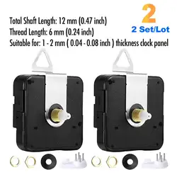 DIY Quartz Silent Wall Clock Mechanism Kit - Central Movement (12mm Shaft Length)