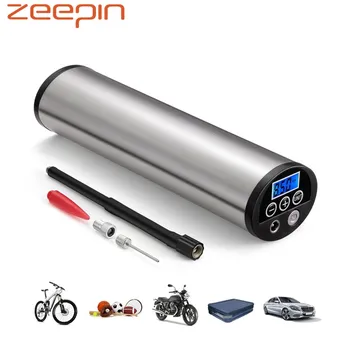 

150PSI Rechargeable Electric Air Inflator With Tyre Pressure Gauge LED Light Multiuse 12V Air Compressor For Bicycle Cars Airbed